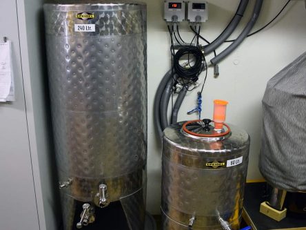 Einrichtung der Brauerei