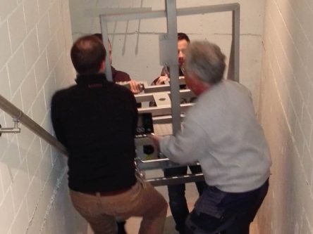 Transport von Braumeister in Brauerei